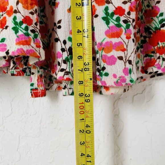 Lulus Dress View From Meadow XS Floral Off Shoulder Cottagecore Romantic Boho - Picture 10 of 16